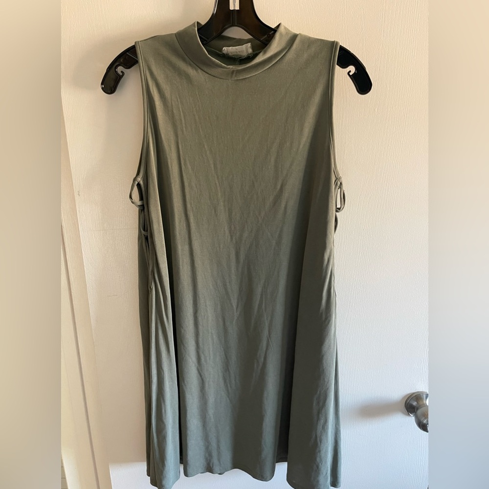 Altar’d state green mini dress